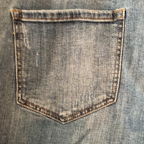 Women’s Lane Bryant denim blue jeans plus size patchwork capri pants - Picture 16 of 16